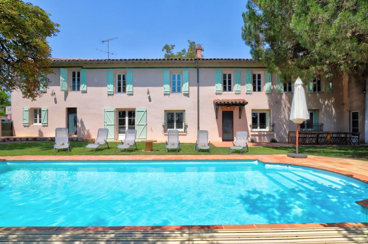 Gîte la grappe Occitane - 14 personnes - piscine privée Ambres Extérieur photo
