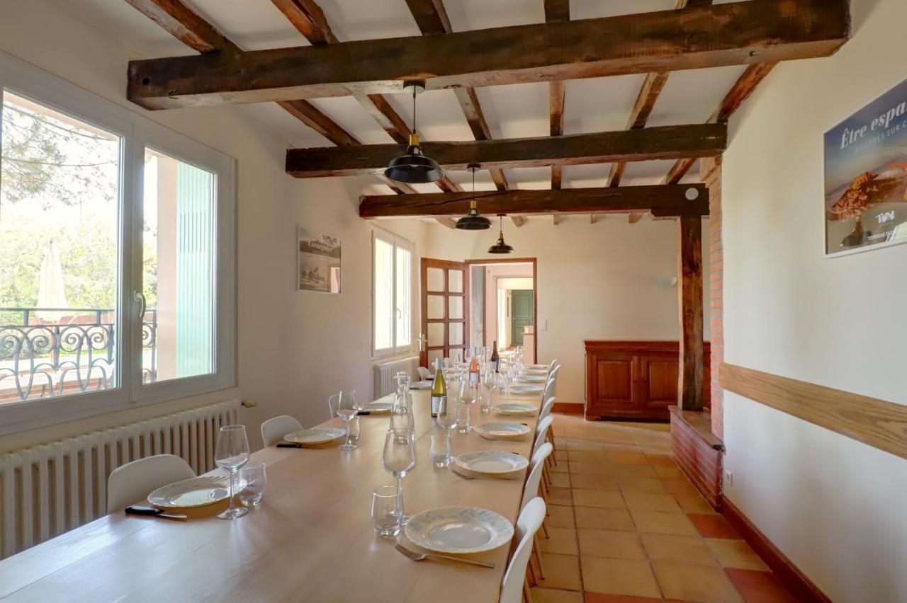 Gîte la grappe Occitane - 14 personnes - piscine privée Ambres Extérieur photo